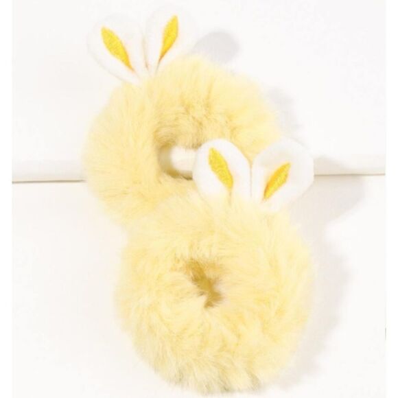 Fuzzy Scrunchies with Bunny Ears - Picture 1 of 5